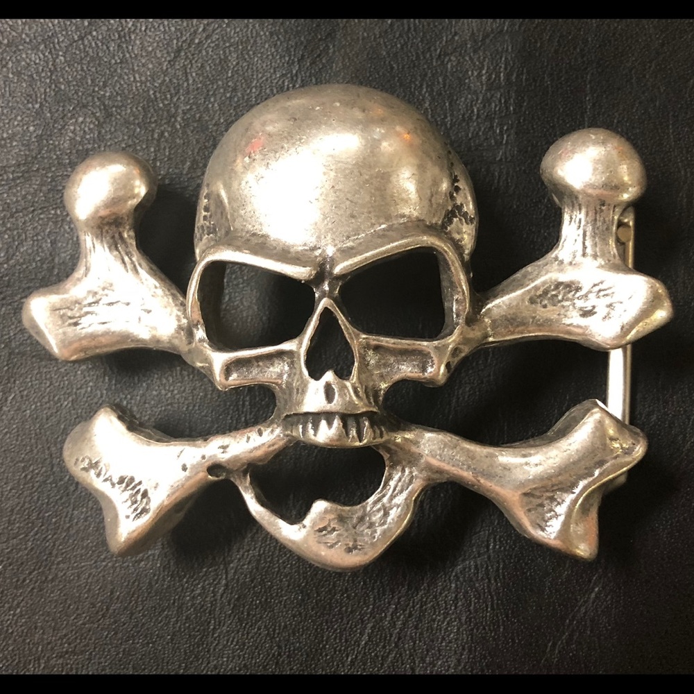 Skull Belt Buckle — Italian Made